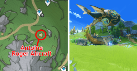 Genshin - Scenic Attraction Antoine Roger Aircraft