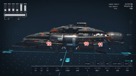 Starfield - Rocinante Side View Exterior