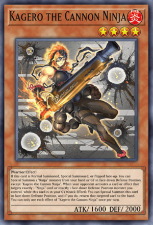 Kagero the Cannon Ninja