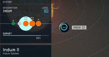 Starfield - Indum II Planet Location