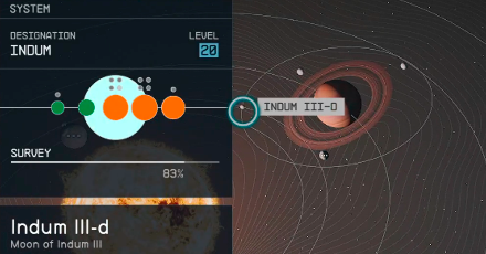 Starfield - Indum III-d Planet Location
