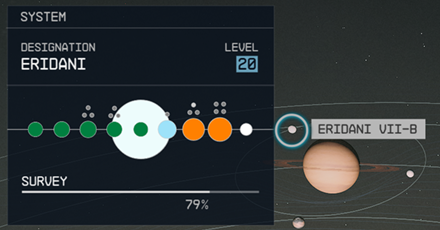 Starfield - Eridani VII-b Planet Location