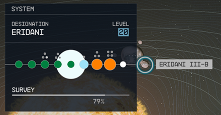 Starfield - Eridani III-b Planet Location