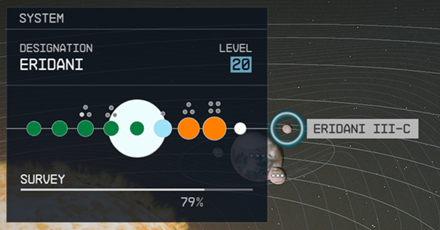 Starfield - Eridani III-c Planet Location