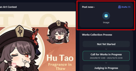 Genshin - Hu Tao Fan Art Contest - Submit in Comment Post