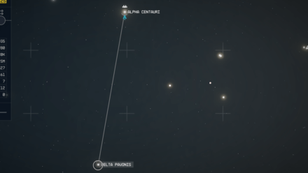 Starfield - Delta Pavonis System Location