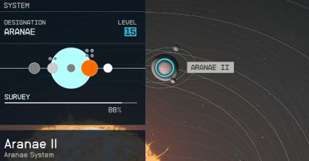 Starfield - Aranae II Planet Location
