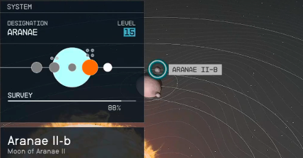 Starfield - Aranae II-b Planet Location
