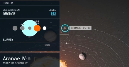 Starfield - Aranae IV-a Planet Location