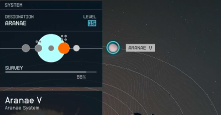 Starfield - Aranae V Planet Location
