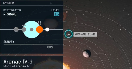 Starfield - Aranae IV-d Planet Location