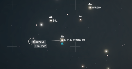 Starfield - The Pup Star Map Overview