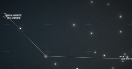 Starfield - Beta Andraste System Location