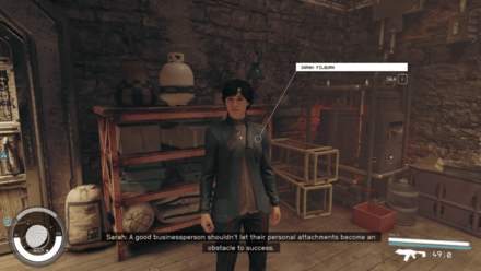 Starfield - Talk to Sarah Filburn