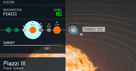 Starfield - Piazzi III Planet Location