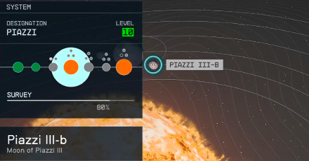 Starfield - Piazzi III-b Planet Location