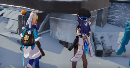 Honkai Star Rail - Searching around the Outlying Snow Plains