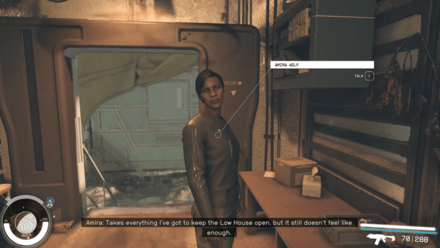 Starfield - Talk to Amira Wolf