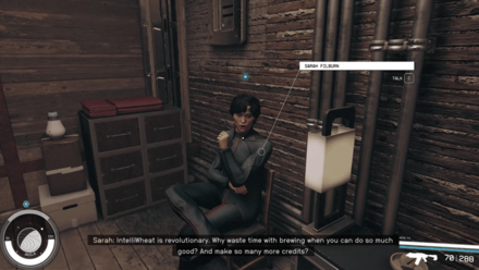 Starfield - Talk to Sarah Filburn About Wheat Shipment