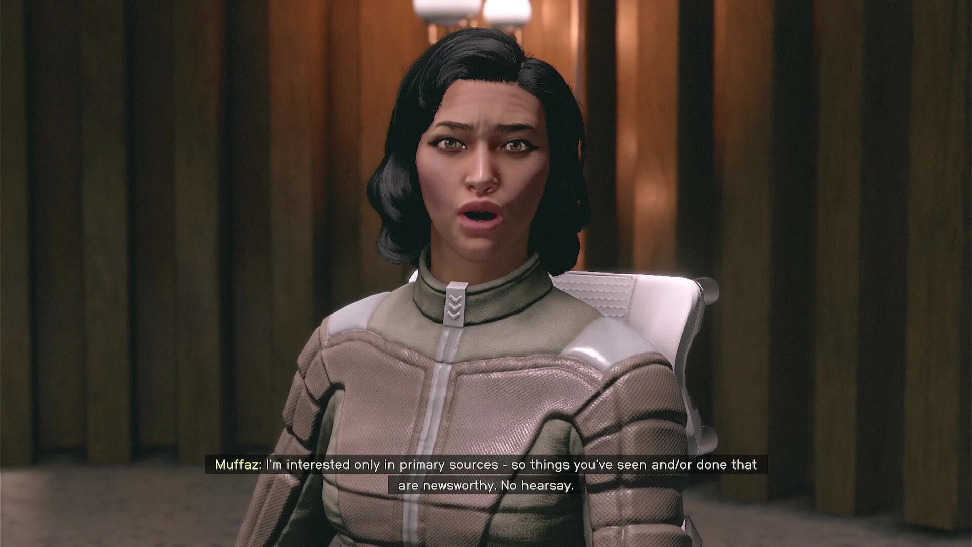 Starfield - A Light in the Darkness - Talk to Nadia Muffaz