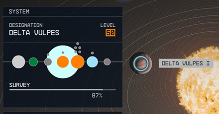 Starfield - Delta Vulpes I Planet Location