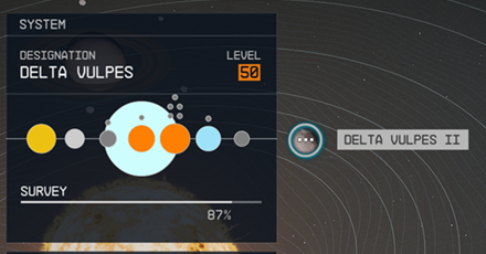 Starfield - Delta Vulpes II Planet Location