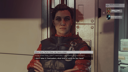 Starfield - Betty Howser Ship Parts