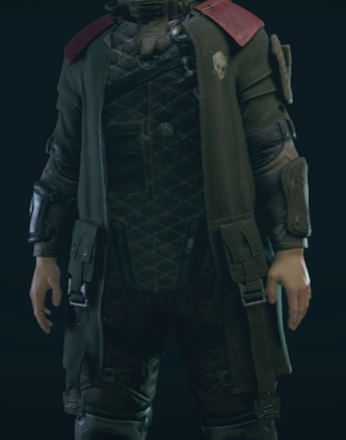 Starfield Gray Pirate Captain Gear ID