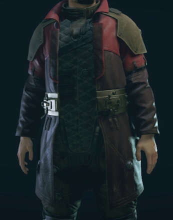 Starfield Red Pirate Captain Gear ID