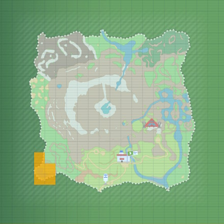 Oricorio (Sensu Style) Teal Mask Location Map