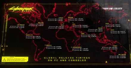 Cyberpunk 2077 Phantom Liberty - 2.0 Release Dates
