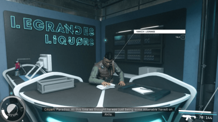 Starfield - Talk to Yannick Legrande