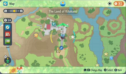 Rotom PhoneTera Grass Case Menu Design