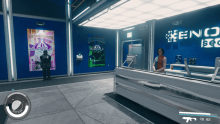 Starfield - Talk to Amanda and Apply at the Kiosk