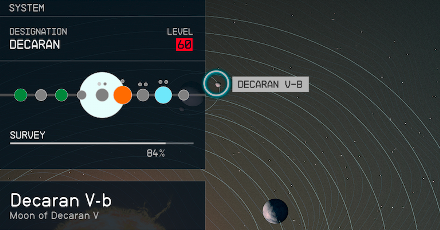 Starfield - Decaran V-b Planet Location