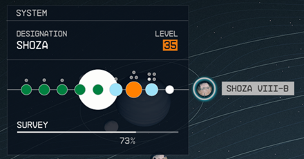 Starfield - Shoza VIII-b Planet Location
