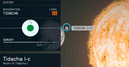Starfield - Tidacha I-c Planet Location