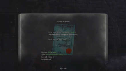 Jacket of All Trades Request Info