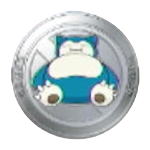 Pokemon UNITE - Snorlax Emblem (Silver)