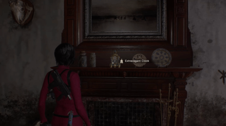 RE4 Remake Separate Ways - Extravagant Clock In-game Location