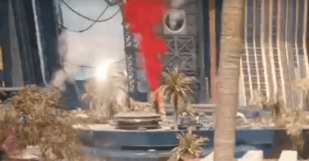 Cyberpunk 2077 Phantom Liberty - Smoke Flare from Airdrops