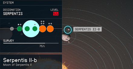 Starfield - Serpentis II-b Planet Location