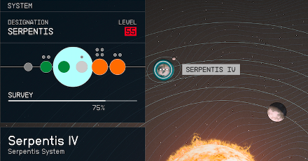 Starfield - Serpentis IV Planet Location