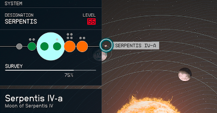 Starfield - Serpentis IV-a Planet Location