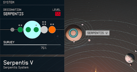 Starfield - Serpentis V Planet Location