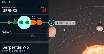 Starfield - Serpentis V-b Planet Location