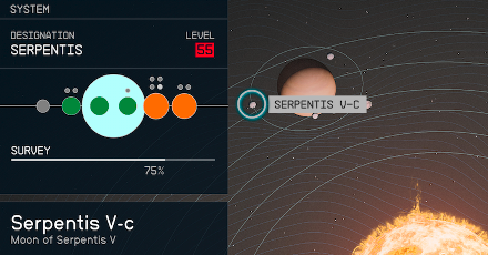 Starfield - Serpentis V-c Planet Location