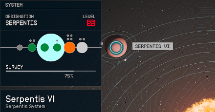 Starfield - Serpentis VI Planet Location