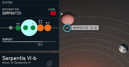 Starfield - Serpentis VI-b Planet Location