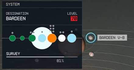 Starfield - Bardeen V-b Planet Location